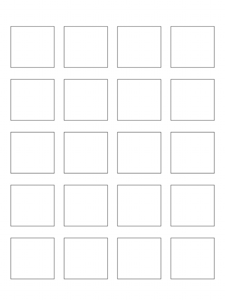 4x5 Middle Grid | PDF