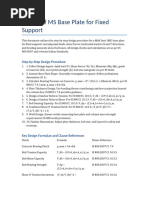 Base Plate Design Guide with IS 800:2007 | PDF | Mechanical Engineering ...