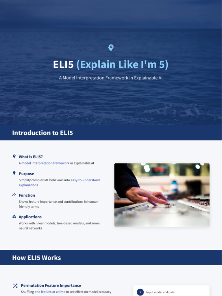 ELI5: Simplifying AI Model Explanations | PDF | Artificial Intelligence ...
