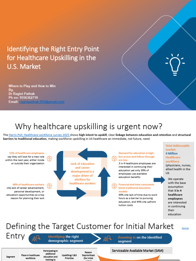 Identifying The Right Entry Point For Healthcare Upskilling | PDF ...