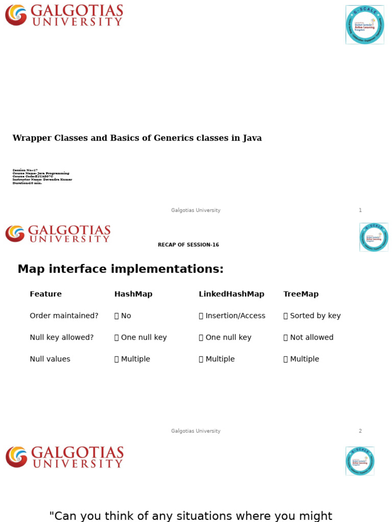 Java Wrapper Classes and Generics Overview | PDF | Programming ...
