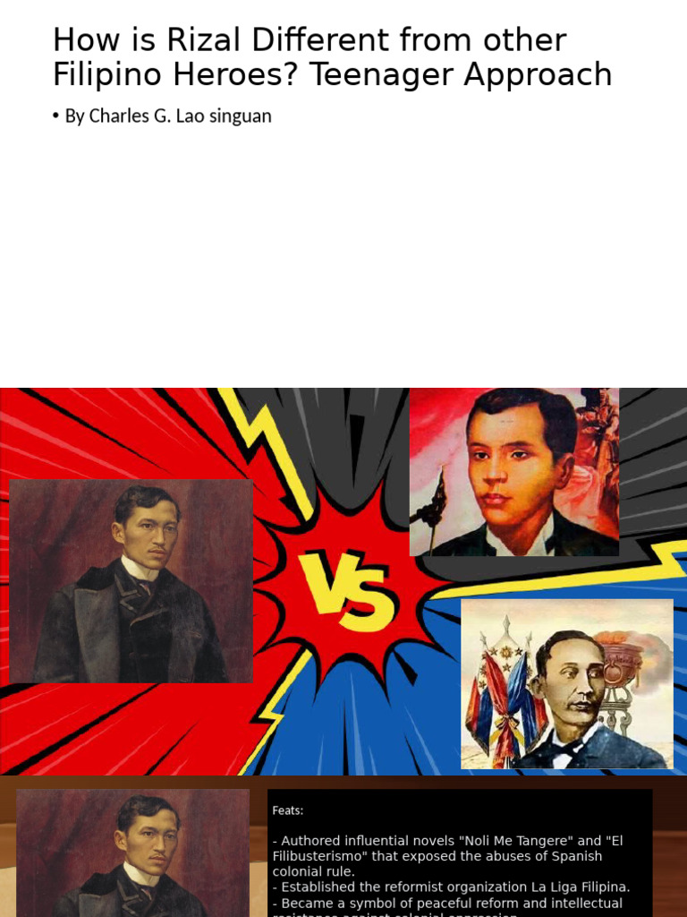 Rizal vs. Filipino Heroes: Key Differences | PDF | Philippines ...