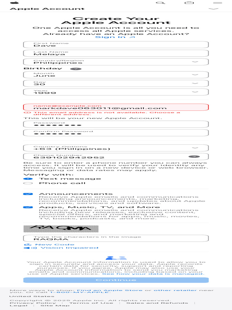 Create Your Apple Account | PDF | Apple Inc. | Mobile App