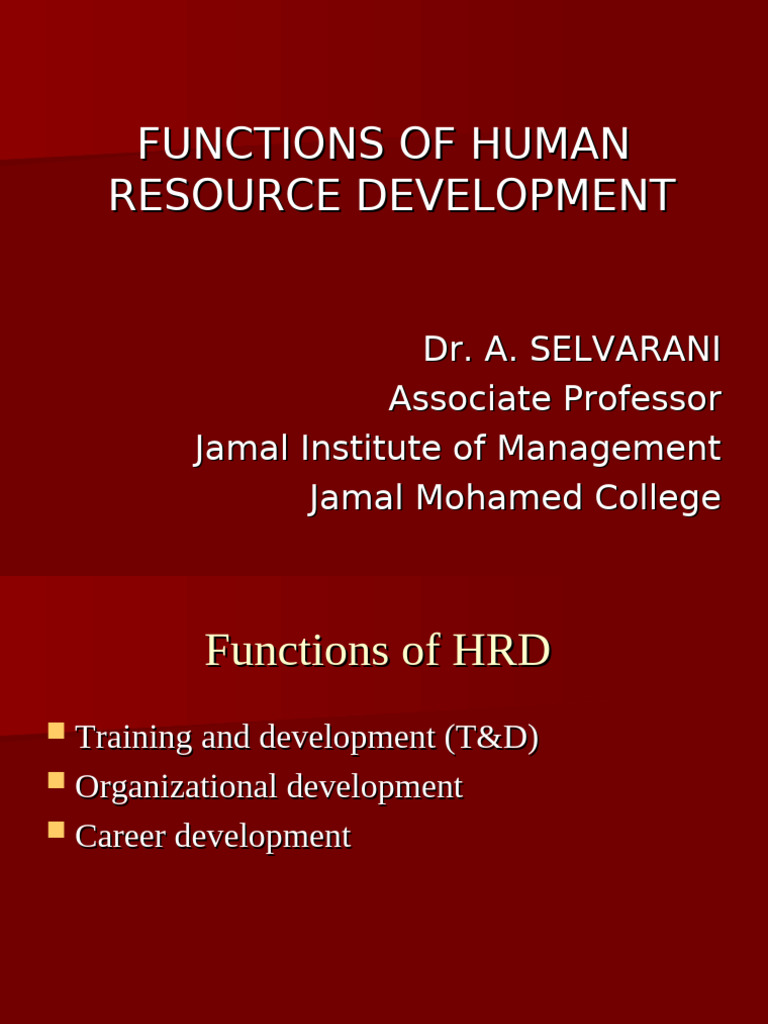BB -Human Resource Development (1) | PDF