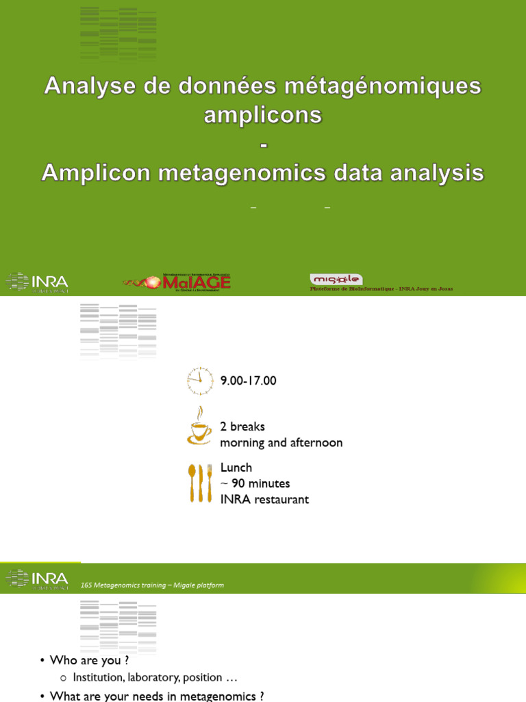 16S Amplicon Metagenomics Training Guide | PDF | 16 S Ribosomal Rna ...