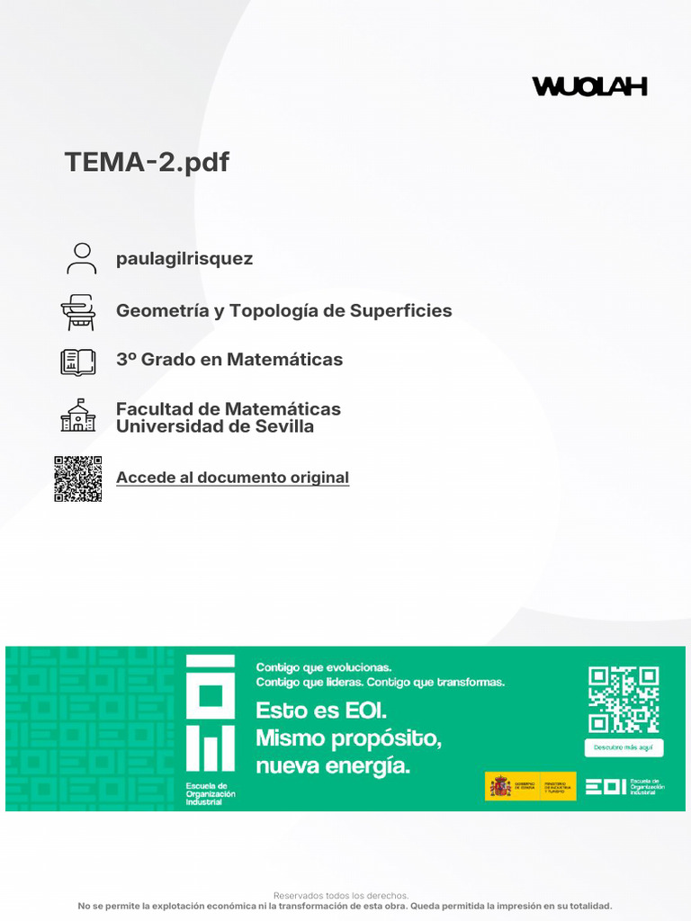 Wuolah Free TEMA 2 (1) | PDF | Formas geométricas | Topología geométrica
