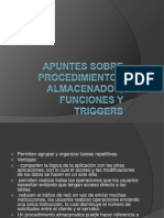 Apuntes Sobre Procedimientos Almacenados Funciones y Triggers