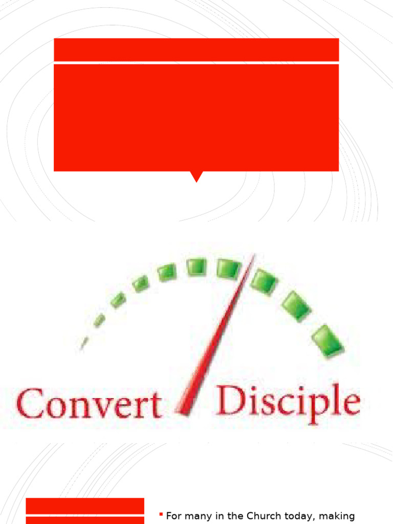 Convert vs. Disciple in Christianity | PDF | Christian Church ...