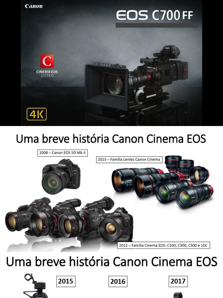 Canon C700 FF: Inovações em Cinema EOS | PDF | Tecnologia da Informação ...