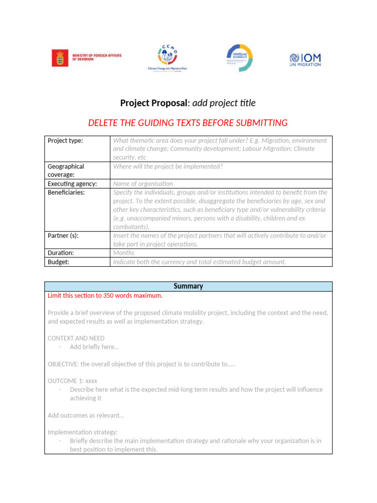 Project Proposal Template en | PDF | Quantitative Research | Risk