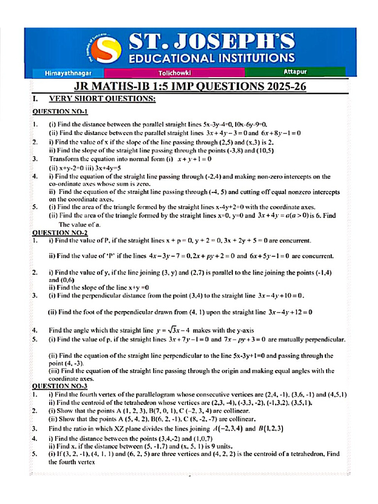 Maths 1 B Pf-1,2 | PDF