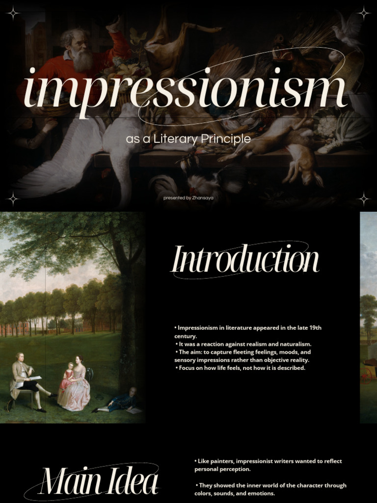 Understanding Literary Impressionism | PDF