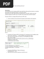 Create An OPC Client With Microsoft Excel