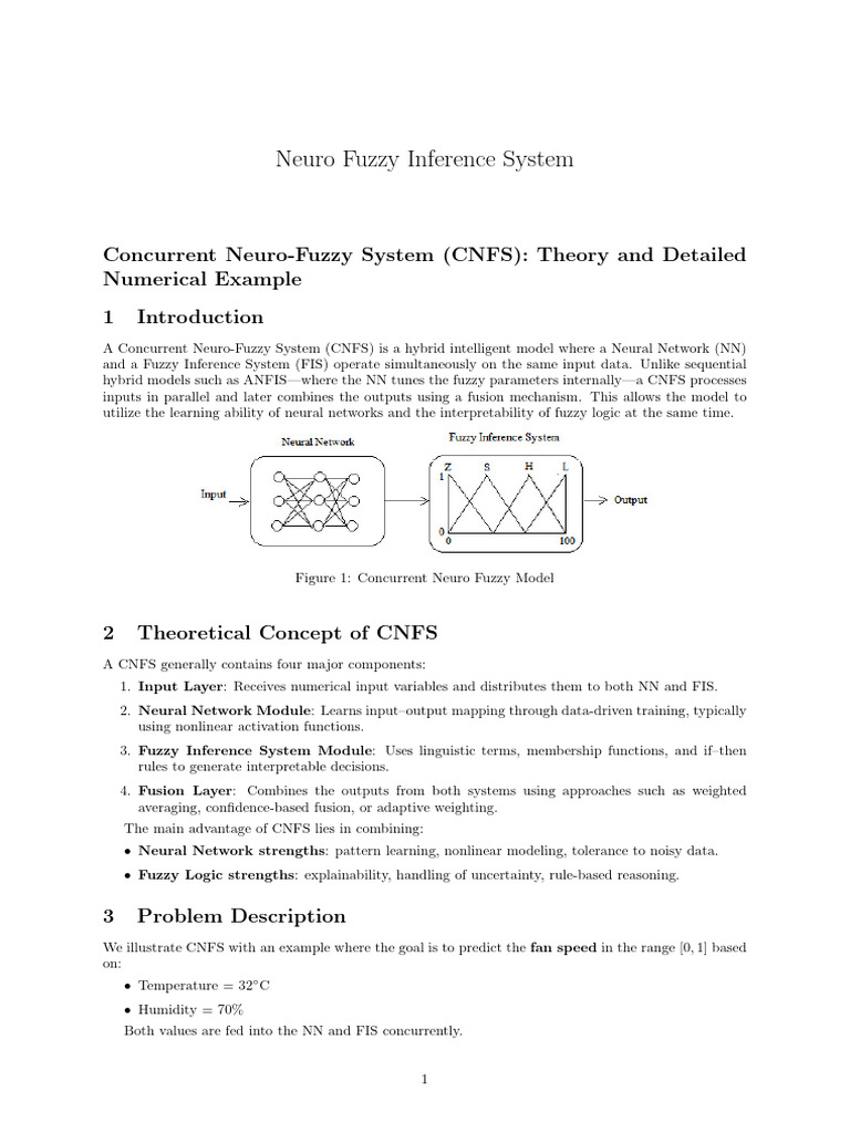 Concurrent Neuro-Fuzzy System Explained | PDF | Fuzzy Logic ...