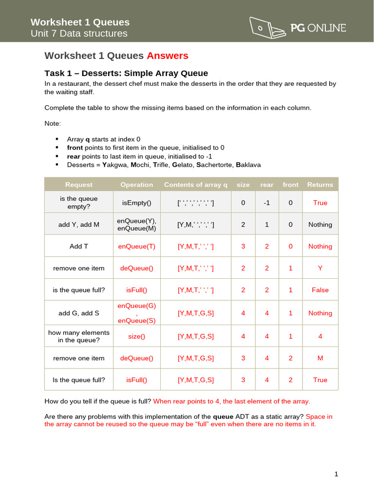 Queue Operations in Data Structures | PDF | Queue (Abstract Data Type ...