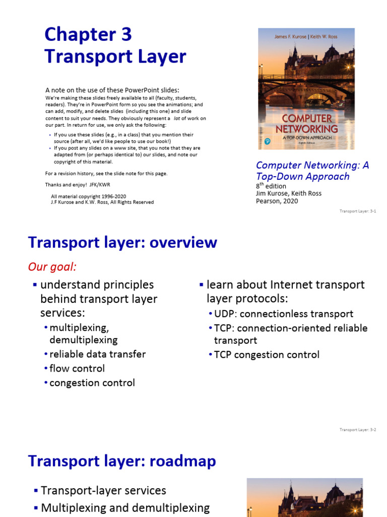 Transport Layer Overview and Protocols | PDF | Port (Computer ...