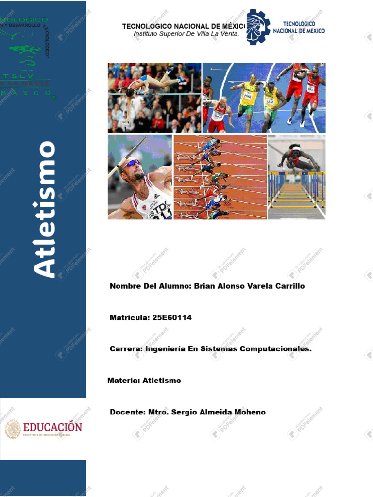 Pruebas de Atletismo: Tipos y Reglas | PDF | Deporte del atletismo ...