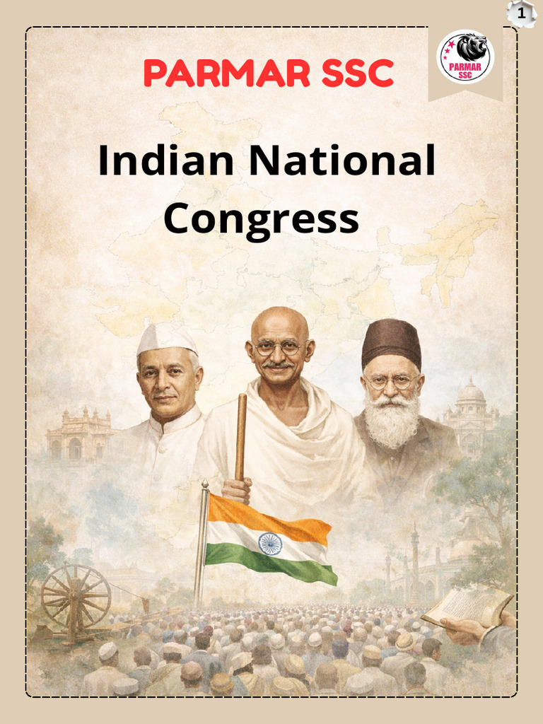 1769002136 | PDF | Indian National Congress | Indian Nationalism