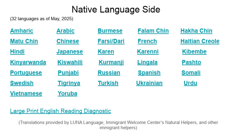 32 Language Resources for Immigrants | PDF