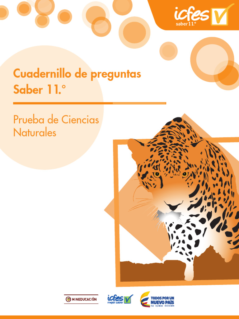 Cuadernillo de Preguntas Saber 11- Ciencias Naturales | PDF | Adn | Mezcla