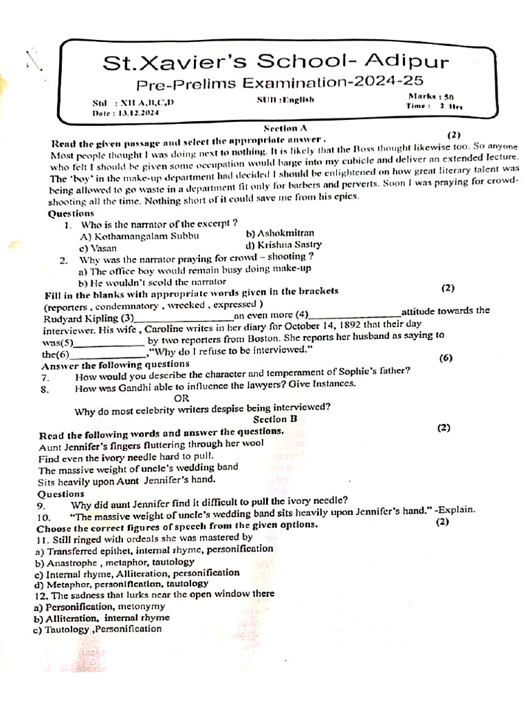 English Paper | PDF