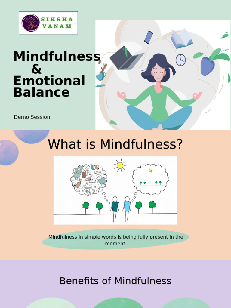 Mindfulness and Emotional Balance Guide | PDF | Mindfulness | Feeling