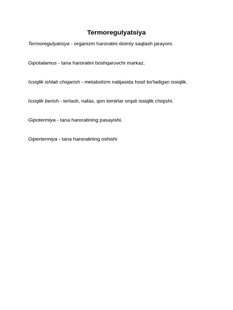 Gipertermiya Tana Haroratining Oshishi 20251218 205135 0000 | PDF