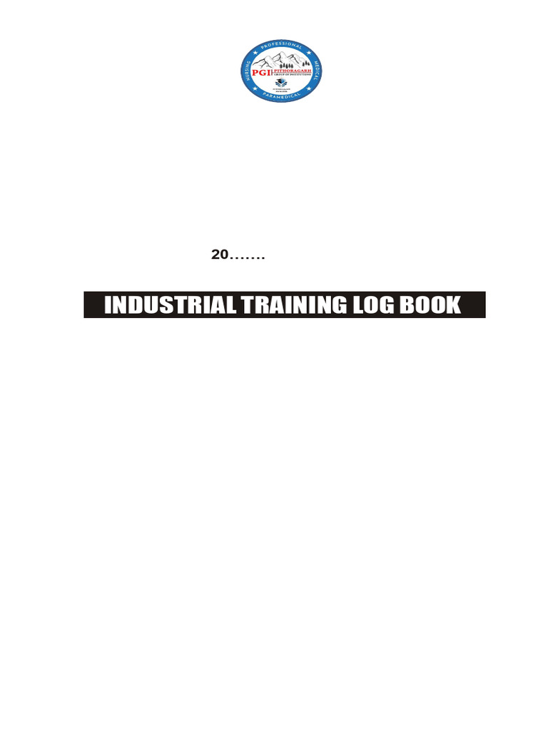 Industrial Training Log Book Template | PDF