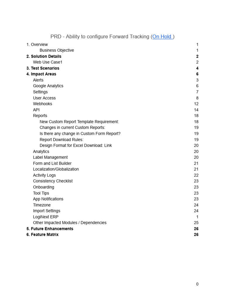 Configure Forward Tracking in Dispatcher MILE | PDF | Computing ...