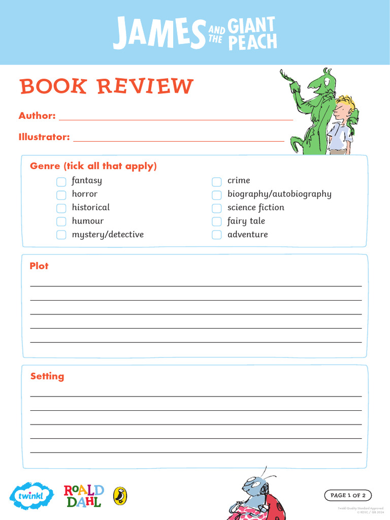 Comprehensive Book Review Template | PDF