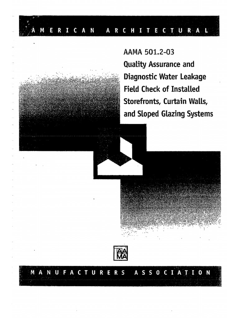 AAMA 501.2-03 | PDF