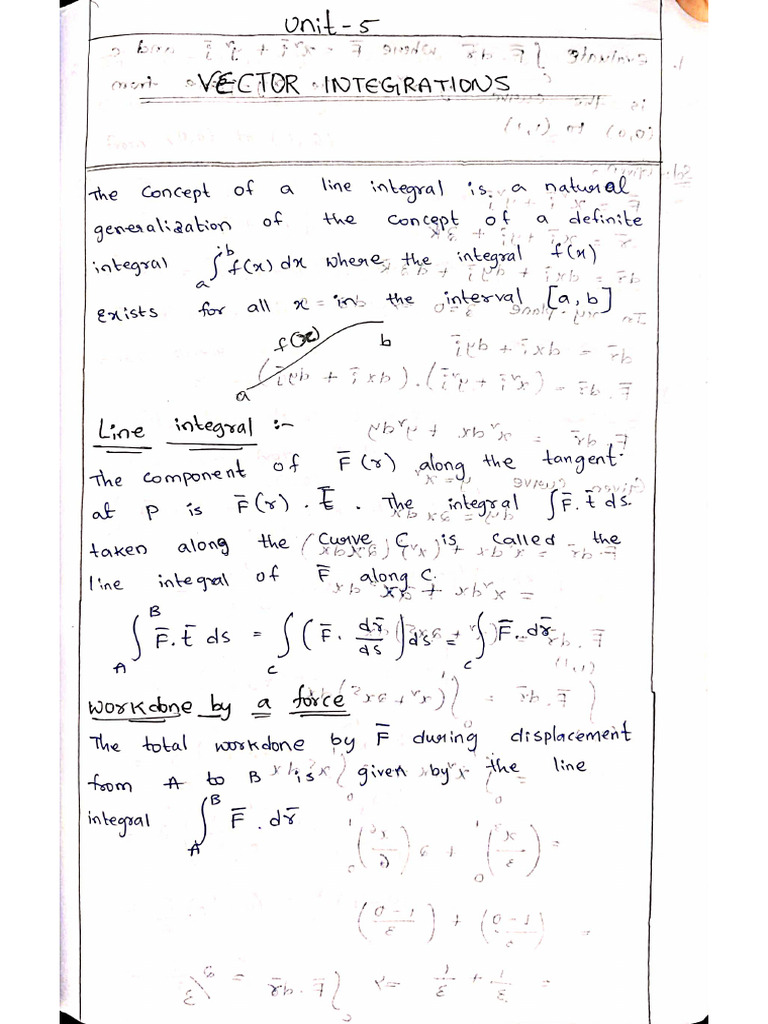 Unit-5 Vector Integrations | PDF