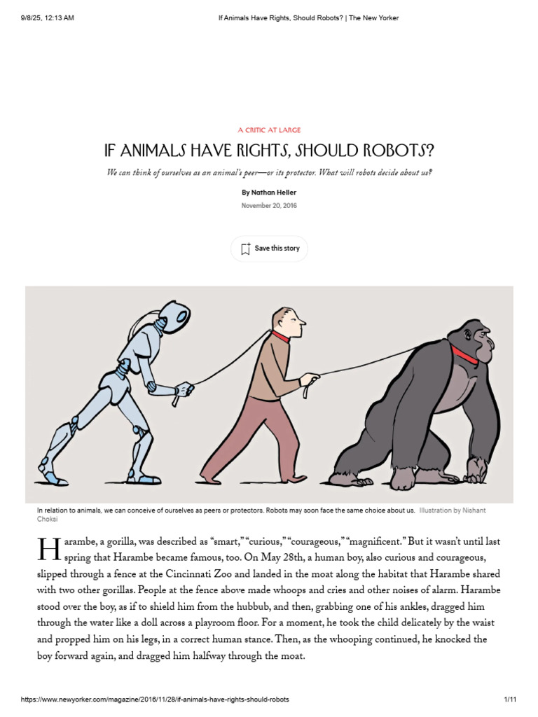 Robots and Animal Rights Debate | PDF | Utilitarianism | Immanuel Kant