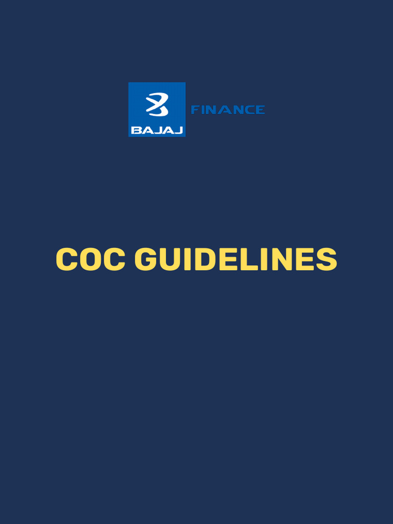 Coc Guidelines PDF | PDF