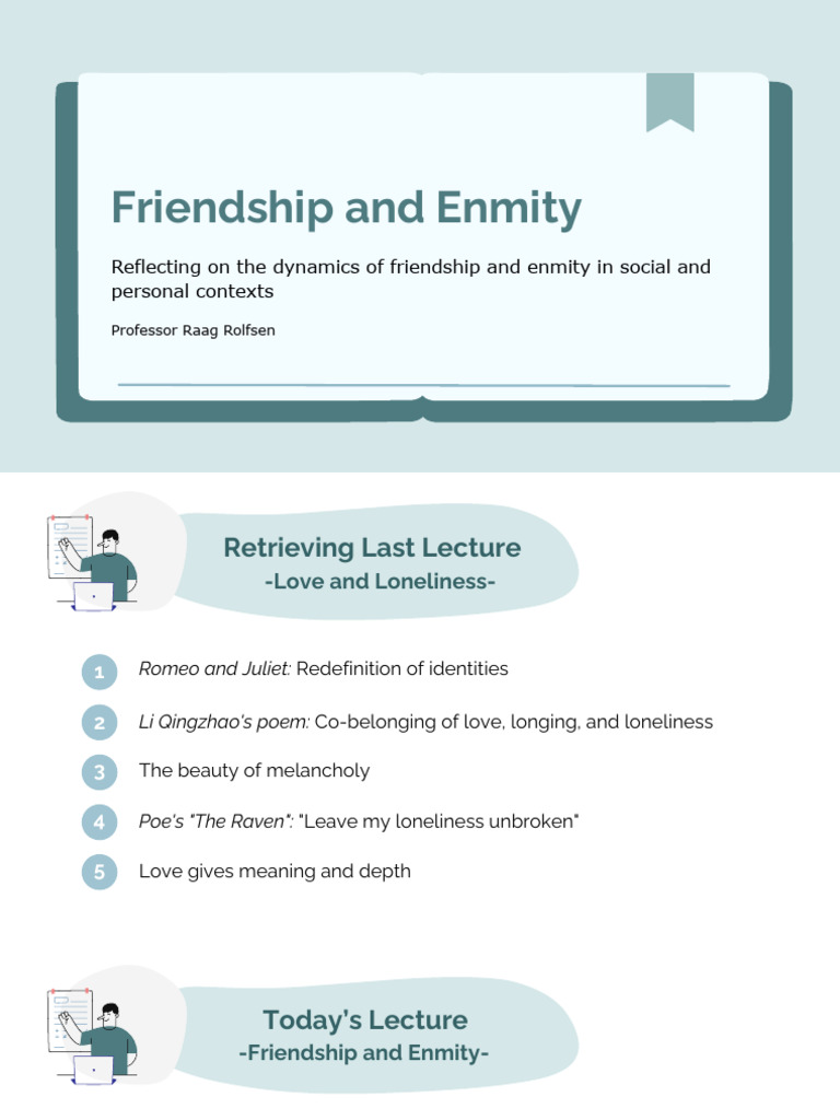 Dynamics of Friendship and Enmity | PDF | The Lord Of The Rings
