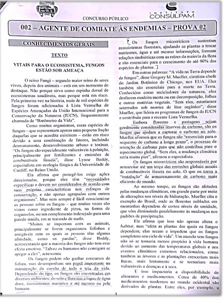 Prova ACE Ipaporanga-ce | PDF