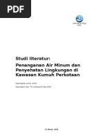 Download Penanganan Air Minum dan Penyehatan Lingkungan di Kawasan Kumuh Perkotaan Studi Literatur by Oswar Mungkasa SN98489155 doc pdf