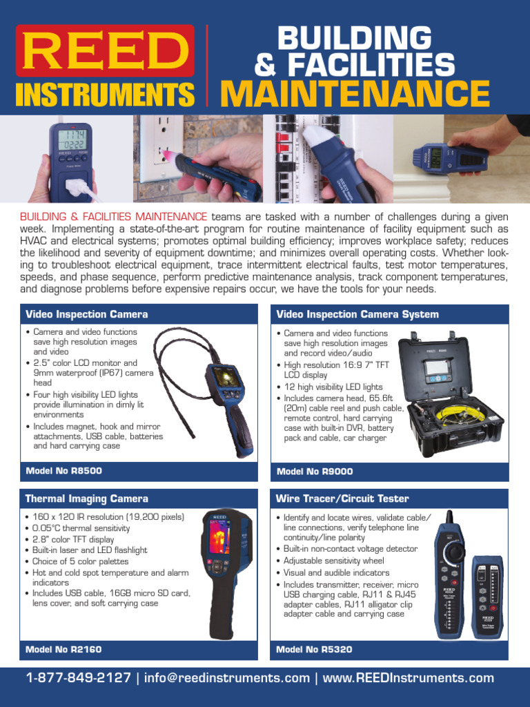 Building Maintenance Tools & Solutions | PDF | Thermocouple | Carbon ...