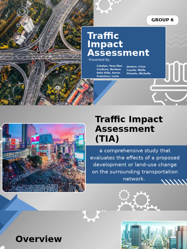 Traffic Impact Assessment Overview | PDF | Traffic | Intersection (Road)