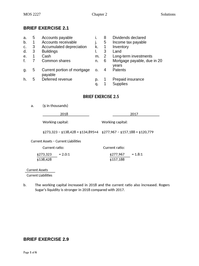 Financial Accounting Solutions Overview | PDF | Expense | Retained Earnings