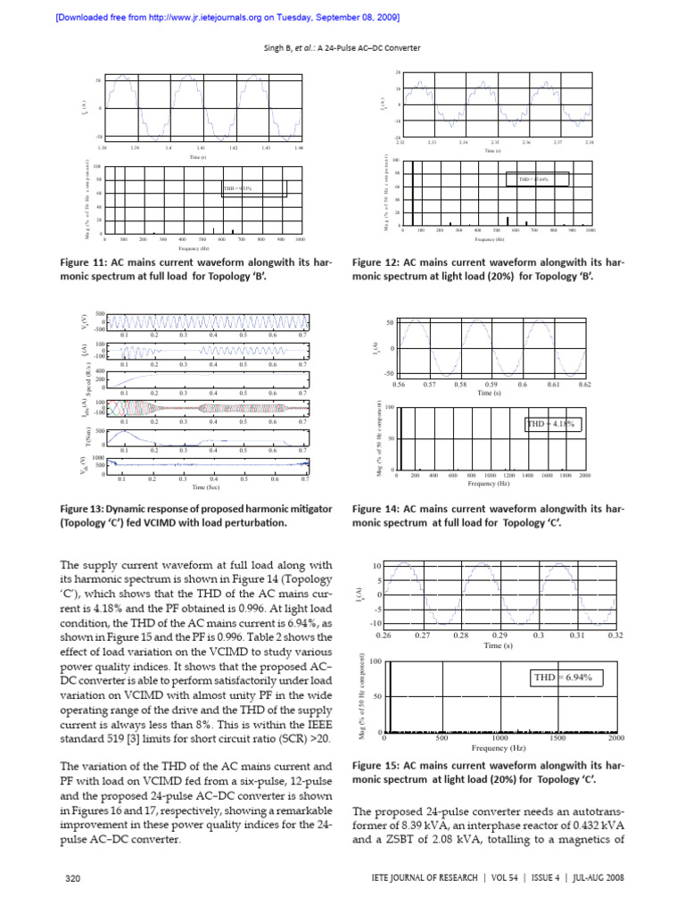 24-Pulse AC-DC Converter for VCIMD | PDF | Alternating Current | Mains ...