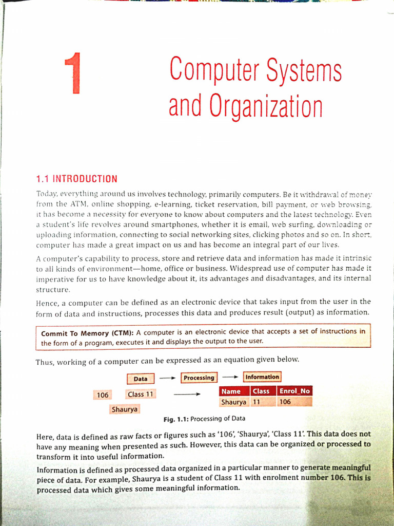 CS Class 11 (1-6) | PDF