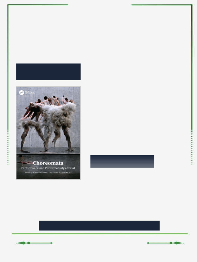 Choreomata: Performance and Performativity after AI 1st Edition Roberto ...