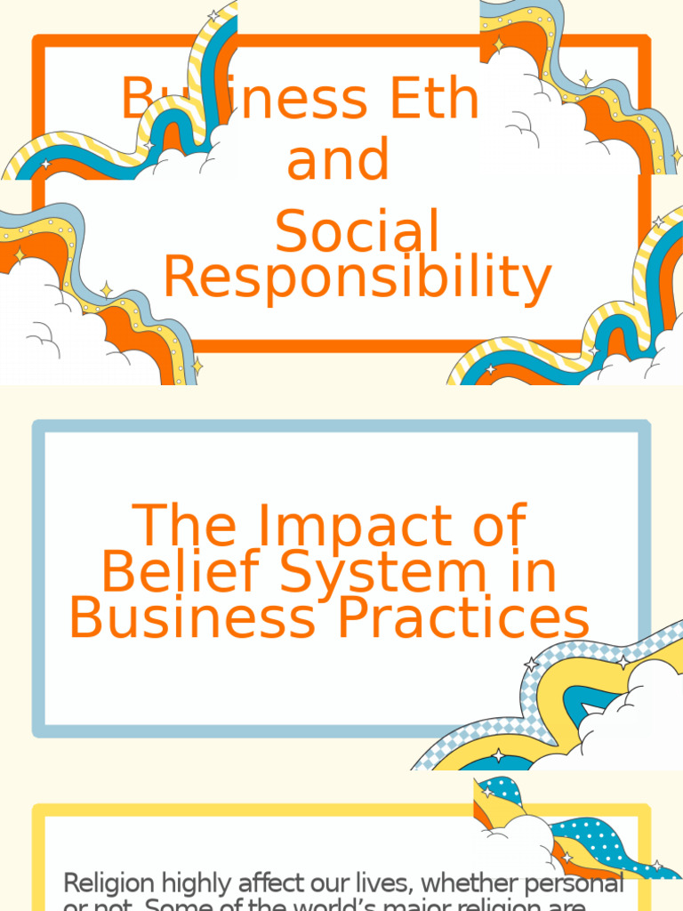 Business Ethics Module 4 2 Belief System | PDF | God | Spirituality