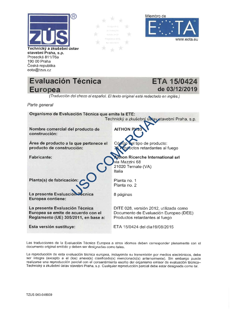 Ensayo Aithon Bs1d0 Com Es | PDF