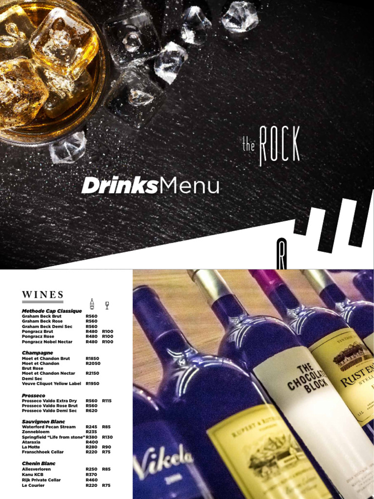 Comprehensive Drinks Menu Overview | PDF | Drink