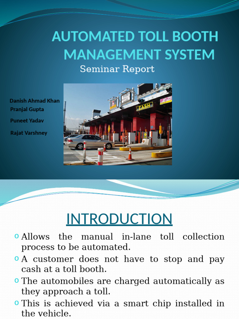 Automated Toll Booth Management System | PDF | Arduino | Radio ...