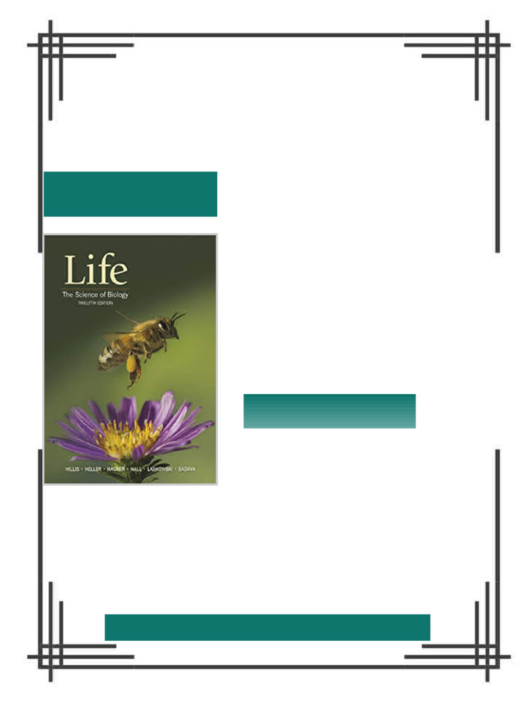 (eBook PDF) Life: The Science of Biology Twelfth Edition eBook ...