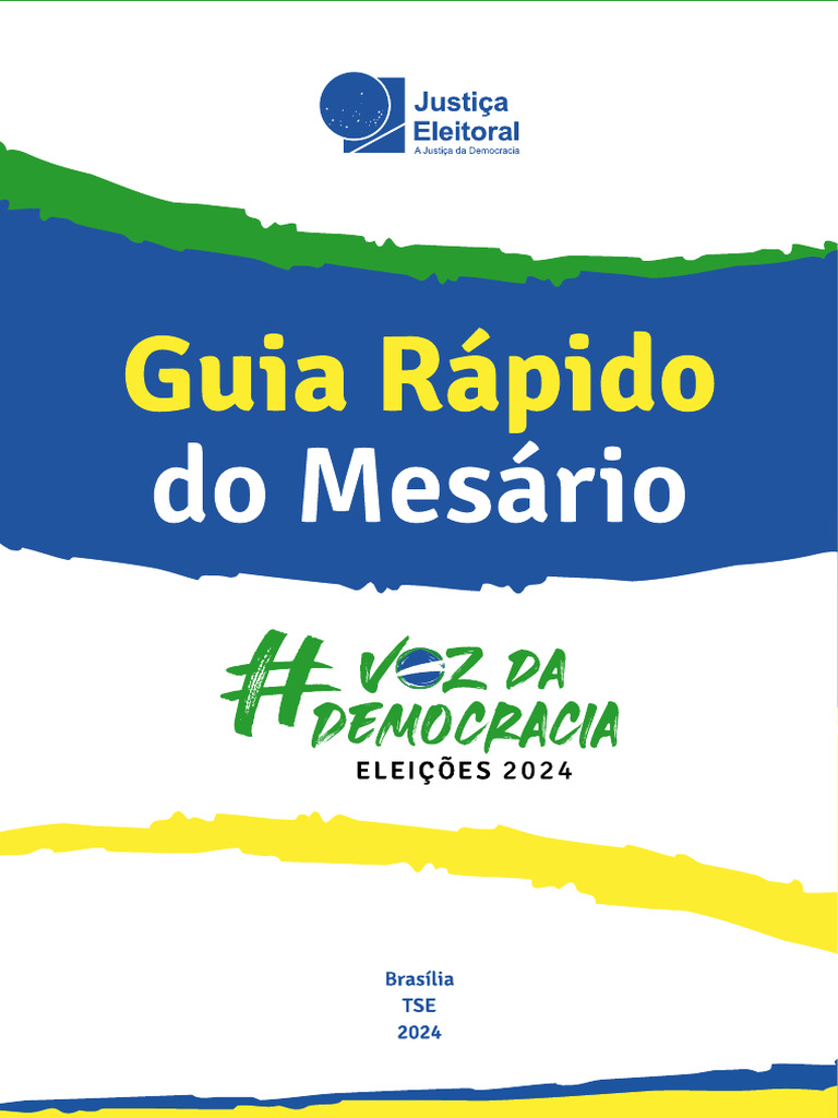 Guia Rápido Do Mesário 2024 | PDF