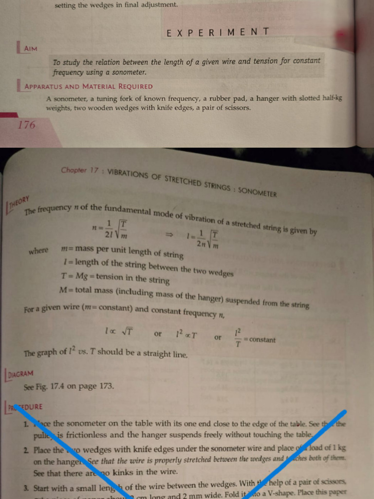 Physics Class 11 - Exp - 7 | PDF